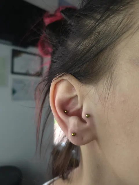 Piercing wykonany w One More Tattoo